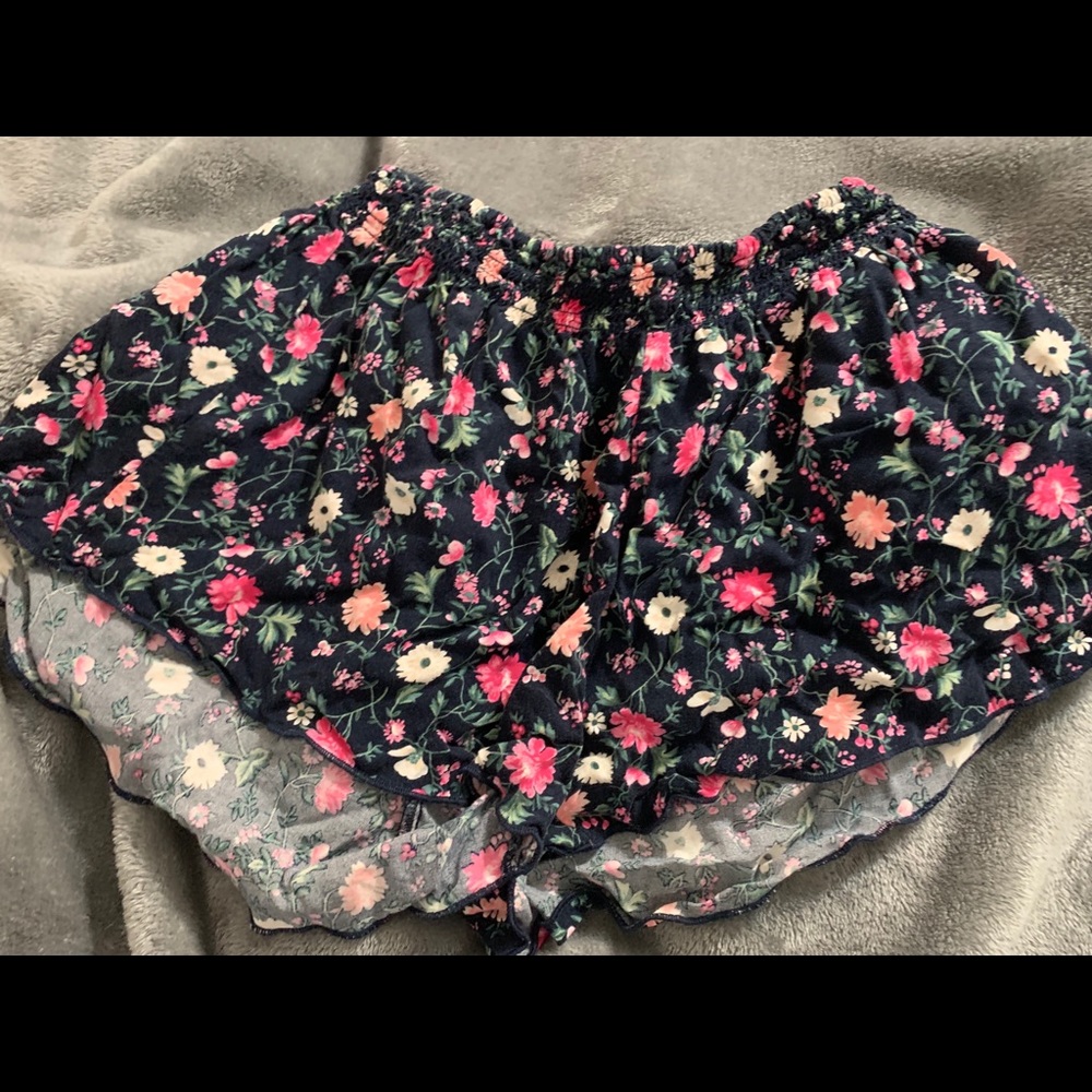 Hollister loose shorts navy blue